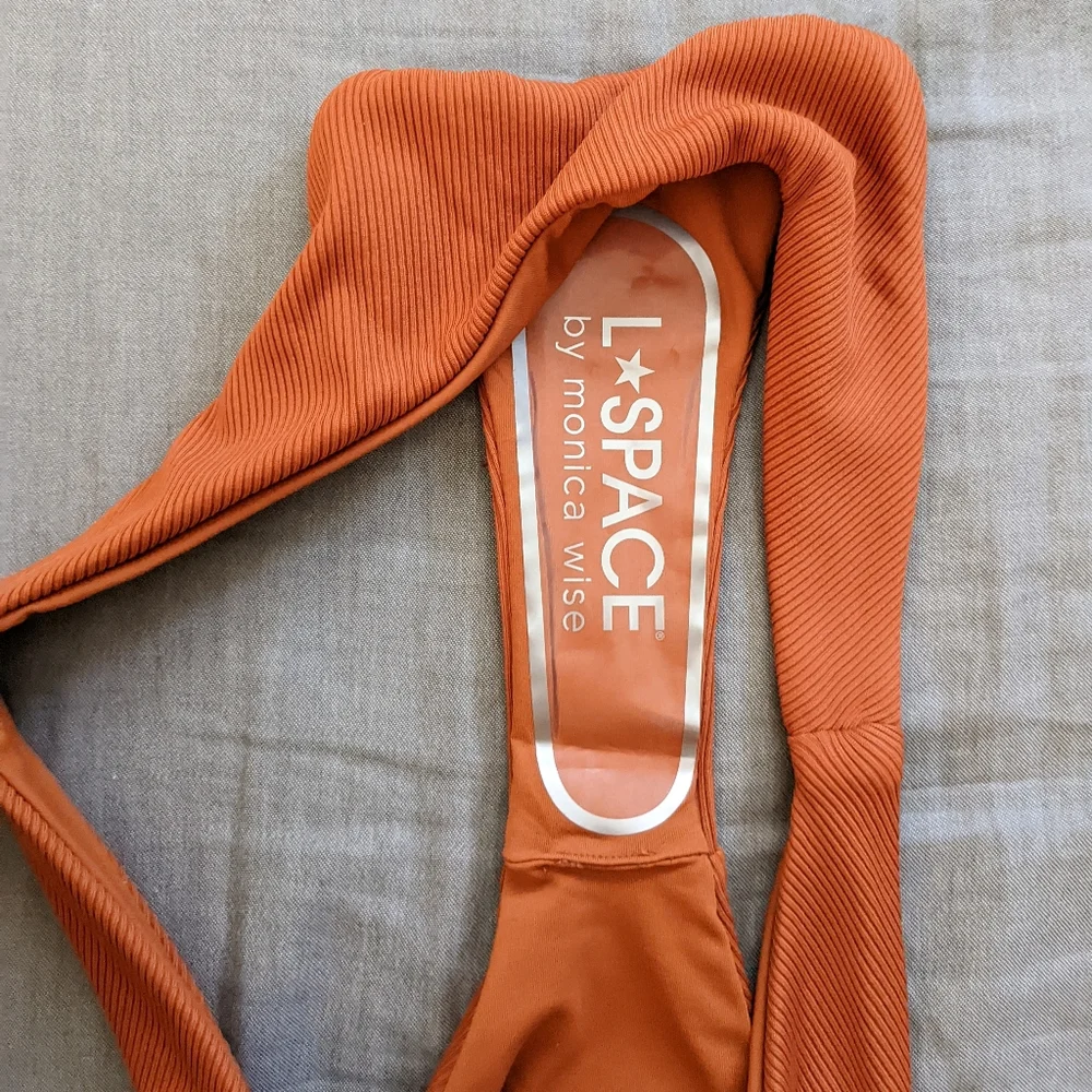 L*Space Dax Cabana Bikini Set Amber Ribbed